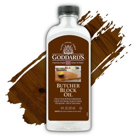 Goddard's Butcher Block Oil - Food Grade Mineral Oil for Wood Cutting Board, Clean & Hy...