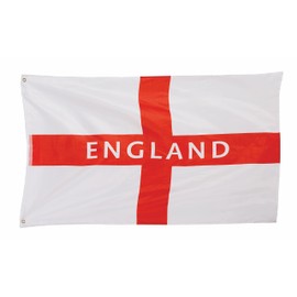 Costume & Party Store England Flag 5ft x 3ft with Eyelets Euros World Cup Supporters St Georges Day