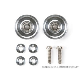 Tamiya Mini 4WD Upgrade Parts Series No.437 GP.437 0.5 inch (13 mm) All Aluminum Bearing Roller 15437