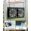 15W Solar Powered High Speed Fan Adjustable Solar Panel Angle