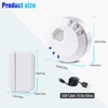 KOOSTONE Wireless Door Chime & Door Bell Chime with Rechargeable