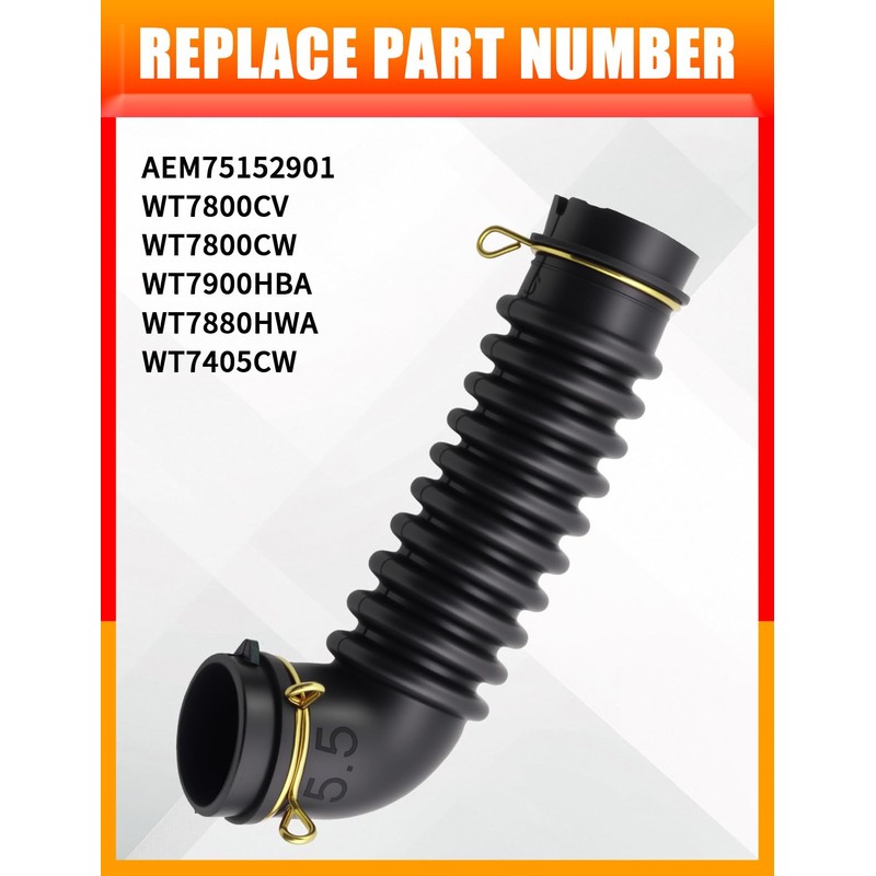 Washer Drain Hose Fit for LG/Kenmore and Others Front Loading