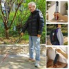 Carbon Fiber Folding Blind Walking Stick with Wrist Strap -