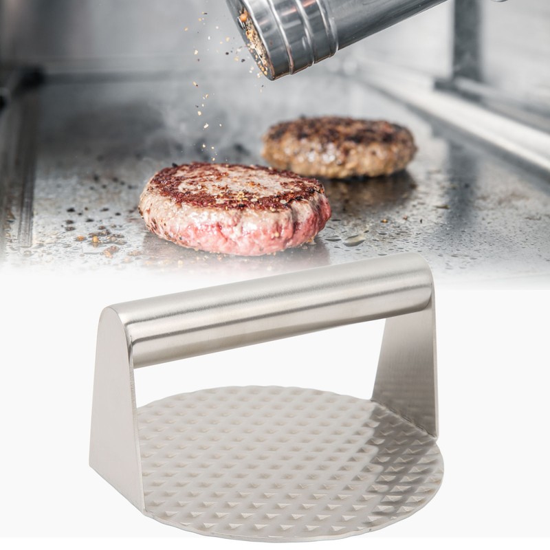 Smashed Burger Press Stainless Steel Burger Press Round Burger Smasher