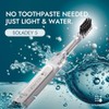Soladey5 - Cepillo de dientes iónico, azul, paneles solares y