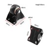 1.5 Inch Fixed Furniture Casters Wheels Polyurethane Heavy Duty Casters