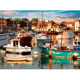 Ravensburger Picturesque Landscapes No.6 Hampshire - Lymington & Swan Green 2x 500 Piece Jigsaw Puzzles for Adults & for Kids Age 10 and Up