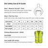 Dib Safety Reflective Vest Mesh, High Visibility Vest with Pockets