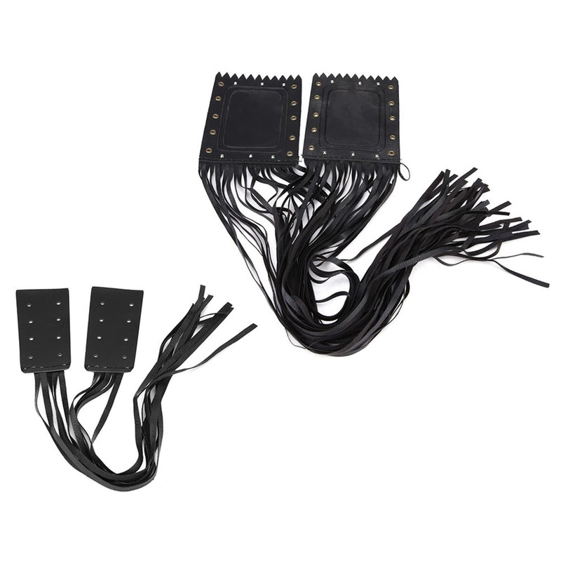 Qqmora Motorcycle Handlebar Tassel Cover Fashionable Fringe Style Design Soft