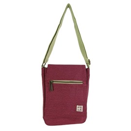 HANPU KOUBOU Shoulder bag Messenger bag men women canvas Shoulder bag Crossbody diagonal 3X55 (Red)