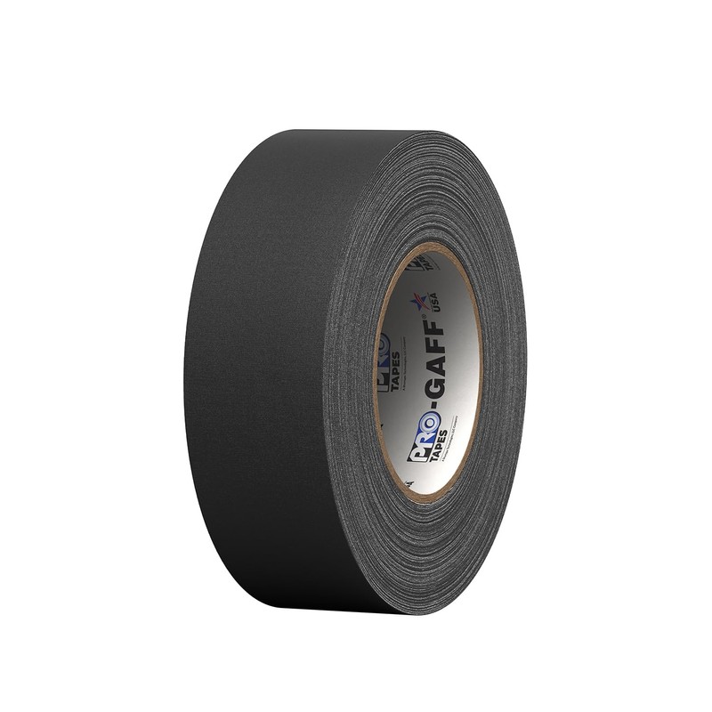 Pro Gaffer Gaffers Tape, 2 in x 55 yd, Black