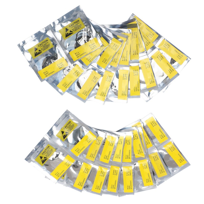 1900PCS O Ring Watch Back Gasket Rubber Washers Set 0.5mm