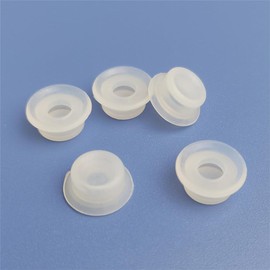 WELANGBN 12 Pcs Replacement Float Valve Gaskets - Float Valve Sealer for Instant Pot Duo 3, 5, 6, 8 Qt, Duo Plus, Ultra, LUX 3, 8 Qt, Float Sealing Caps Float Valve Silicone Caps, 0.5 inch, White