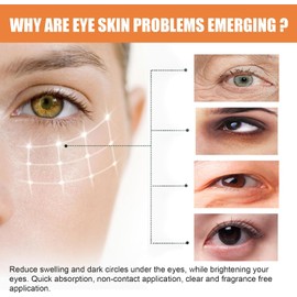 Crema en Barra con Vitamina C para el Contorno de Ojos, Hidratante y Reafirmante, Cuida la Piel, Reduce Arrugas, Bolsas y Ojeras, Stick Facial Nutritivo