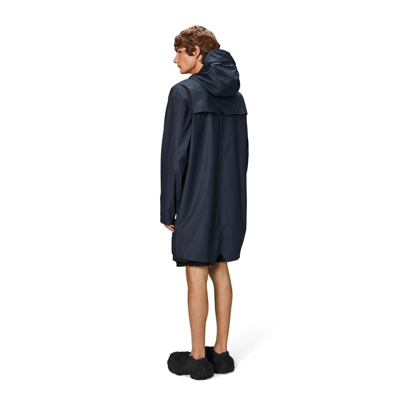 RAINS Long Jacket Navy M