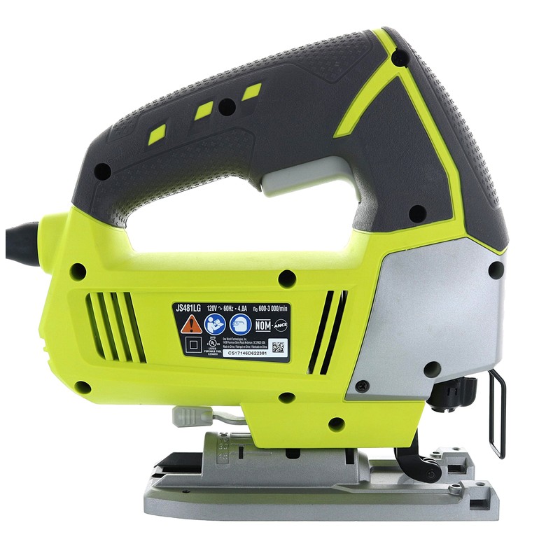 Ryobi JS481LG 4.8 Amp Corded Variable Speed T-Shank Orbital Jig