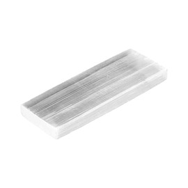 NKlaus Selenite Charging Plate 10 x 3.5 cm - Perfect for Energetic Cleaning of Gemstones, Jewellery & Crystals - Spiritual Moon Energy