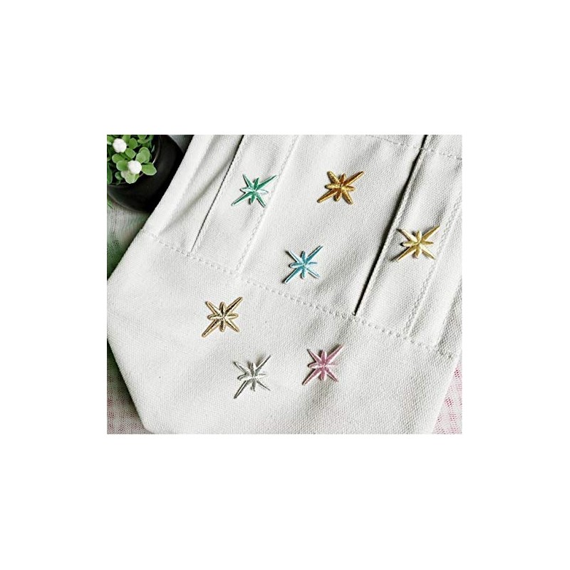 and.A Patch Iron Mini Flower Star Set of 10 Iron