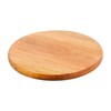 8 Pack Round Acacia Wood Coasters for Coffee Table -