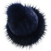 LA CARRIE Women's Faux Fur Hat Russian Cossack Pompom Cap