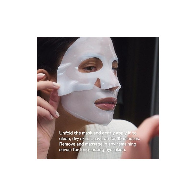 Nuface Mascarilla Facial de Hidrogel Ionplex Hydra-gel Power Mask
