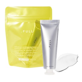 Full Full Hand Cream, 0.5 oz (14 g), Smooth Fermentation Serum Formulation, Vitamin C, Citrus Scent, FUL-5-2