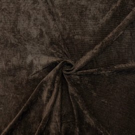 Plankroad Dark Brown Lodge Corduroy Upholstery Fabric 54"