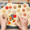 20 Pcs Christmas ball Ornaments Cookie Stamps Xmas Ball Shape