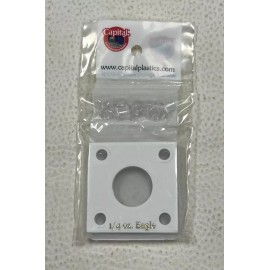 Capital Plastic Holder For 1/4 oz U.S. Gold Eagle Screw Type White 2" x 2"-KR744