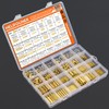 HELIFOUNER 420 Pieces M2 M3 M4 Male Female Hex Brass