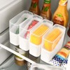 MININAI Sliced Cheese Container for Fridge, 2/4 PCS Cheese Storage