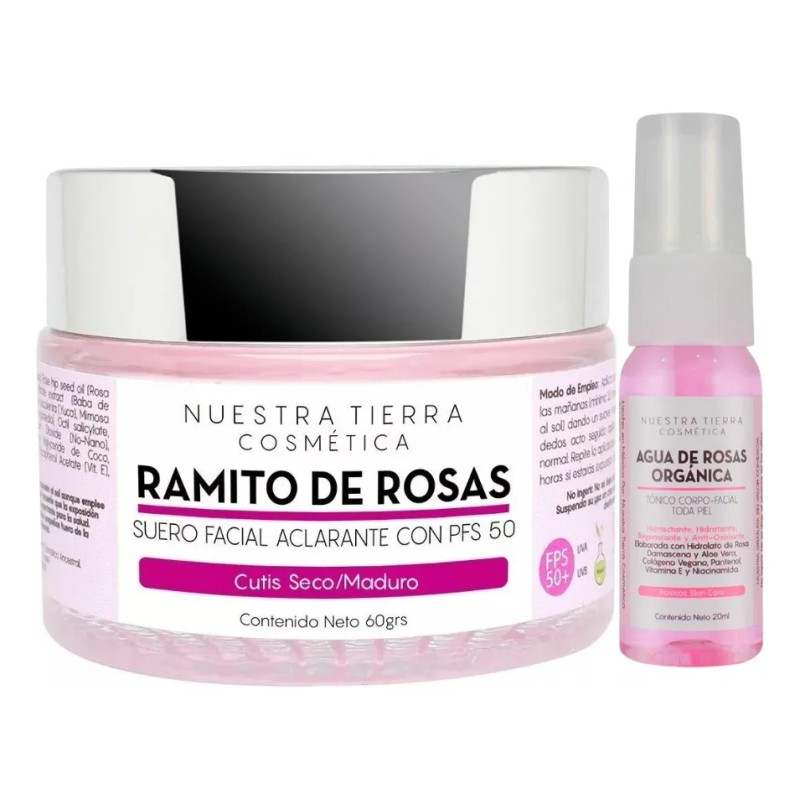 Suero Facial Aclarante Ramito De Rosas Con Fps 50+ Tipo
