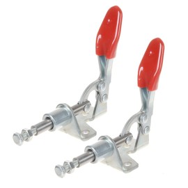 YXQ 45Kg Push Pull Toggle Clamps BRH-301-AM 16.7mm Stroke Metal Quick Release Hand Tool(2Pcs)