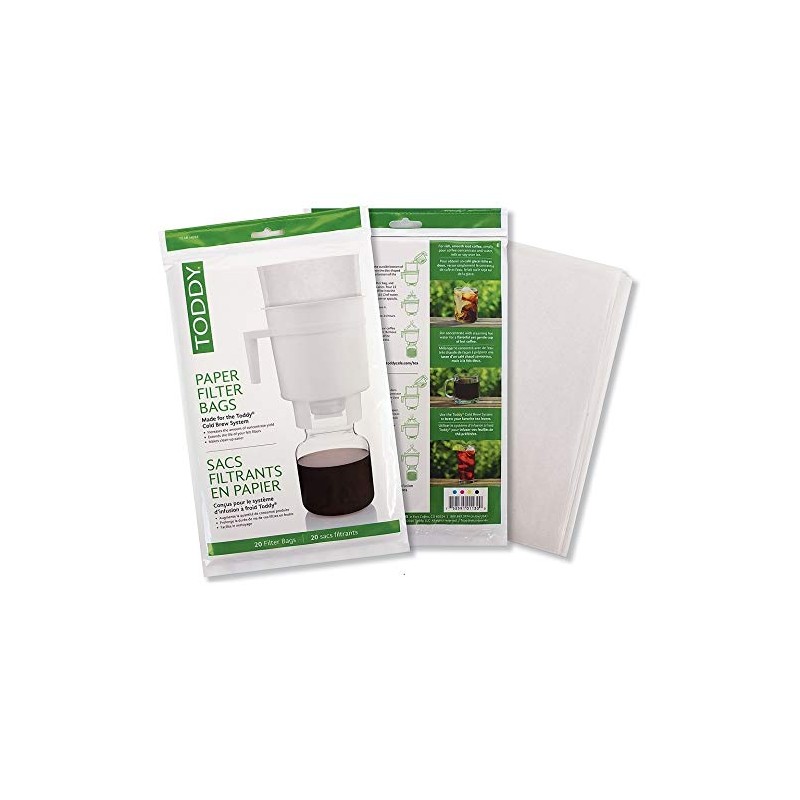 Toddy - THMPF20 Toddy Paper Filter Bags, Home Model Filters,