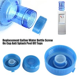 Water Dispenser Lid, Gallon Water Bottle Stopper, Replacement Lid for Water Bottle, 55mm, Reusable, No Leaks, No Splash, 5 Pack