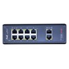 AIGWS 10-Port unmanaged 10/100/1000M Industrial PoE Switch for IP Camera,