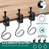 Tandefio 50 Set 1/4"-20 Spring Steel Beam Clamps Metal Beam