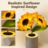 Sunflower LED Night Light with Rechargeable Design – Decorative Flower