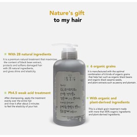chungmijung] Black grain Treatment / Weak acid natural oily scalp treatment Dandruff treatment_ Organic 28 Ingredients from Nature