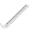 COOLSTEELANDBEYOND Men's Heavy Stainless Steel Braided Wheat Chain Bracelet, Woven