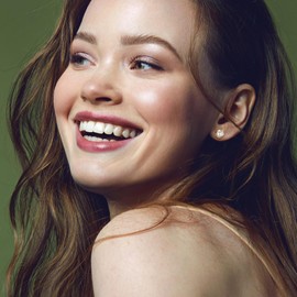 Desnuage Pearl Stud Earrings for Women - Gold Rope Twist Design Hypoallergenic Small Studs Earrings Birthday Gift