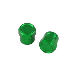 ポッシュフェイス(POSH FAITH) バイク用品 フルビレット エアーバルブキャップ ショートデザイン 2個入り ライムグリーン 001800-28