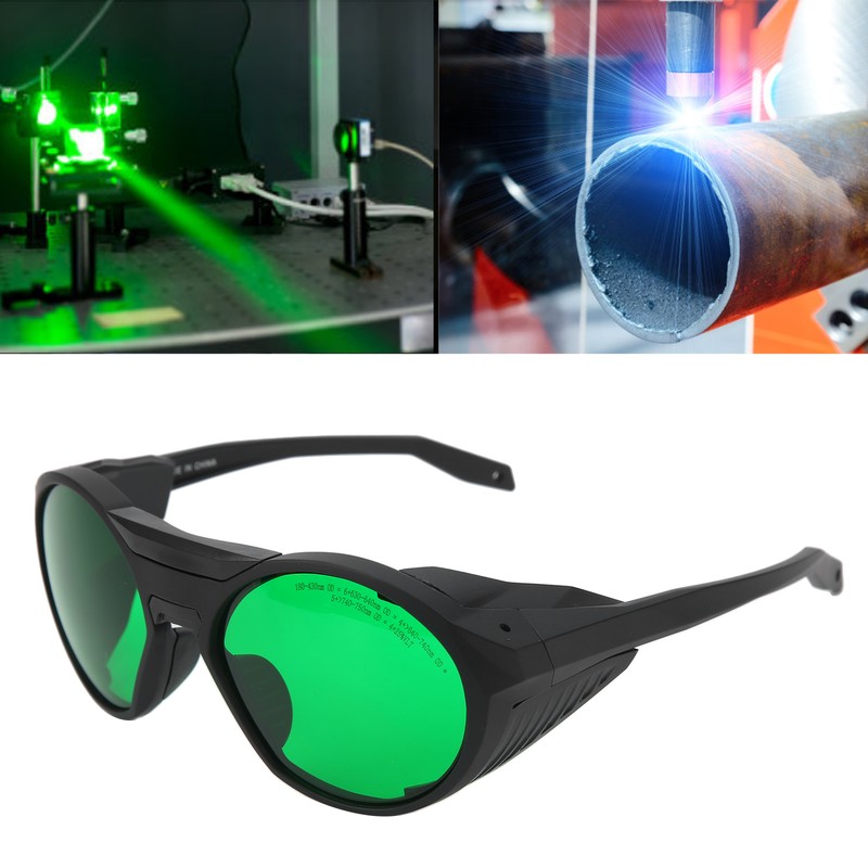 Professional Laser Protective Goggles Portable Beauty Workshop Safety Glasses (Green)