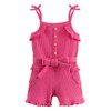 Miipat Toddler Girl Jumpsuit Sleeveless Ruffle One-Piece Romper Baby Girl