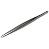 Allegro Diamond Tweezers, Stainless Steel, Black, Fine Point, 6-1/2 Inches