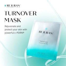 REJURAN® Turnover Mask, c-PDRN® (5ea) – Original Salmon DNA for Firming, Hydration, Repairing & Revitalizing. Achieve Youthful, Radiant Skin. Korean S