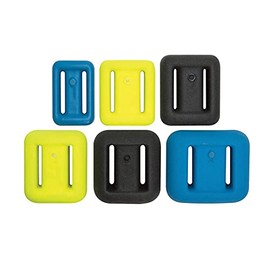 Sea Pearls Vinyl Coated lead Lace Thru Style Hard Weights - Black, 1Pounds