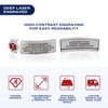 Divoti Custom Dual-Sided Engraved Silicone Medical Alert ID Wristband w/Security