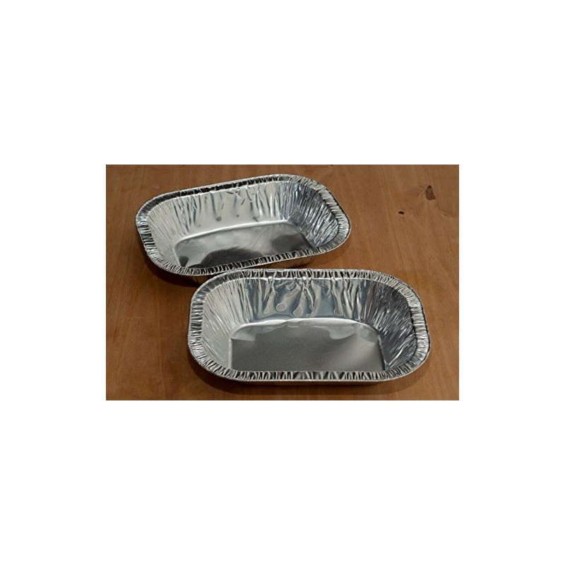 Tongmaster 1.5LB - 2LB Foil Pie Ashet Rectangle Aluminium Dish,