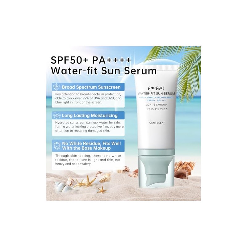 Protector Solar Centella Spf 50+ Pa++++, 50 Ml. Protector Solar